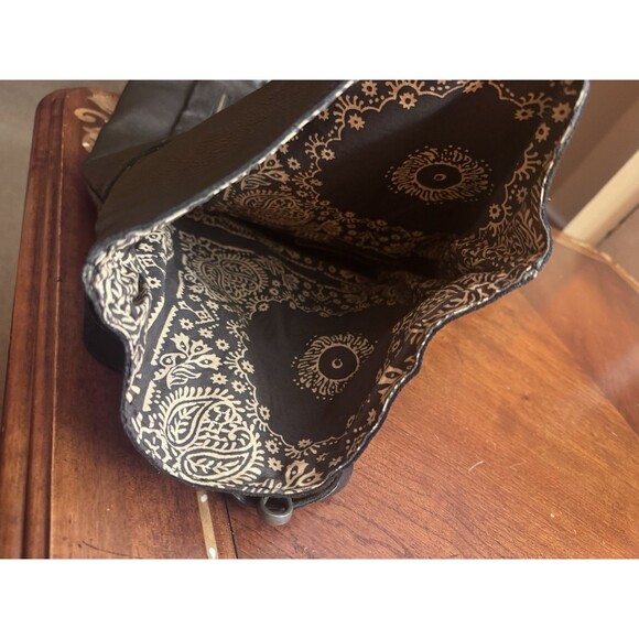 Free People  Backpack in Black Leather main image 5